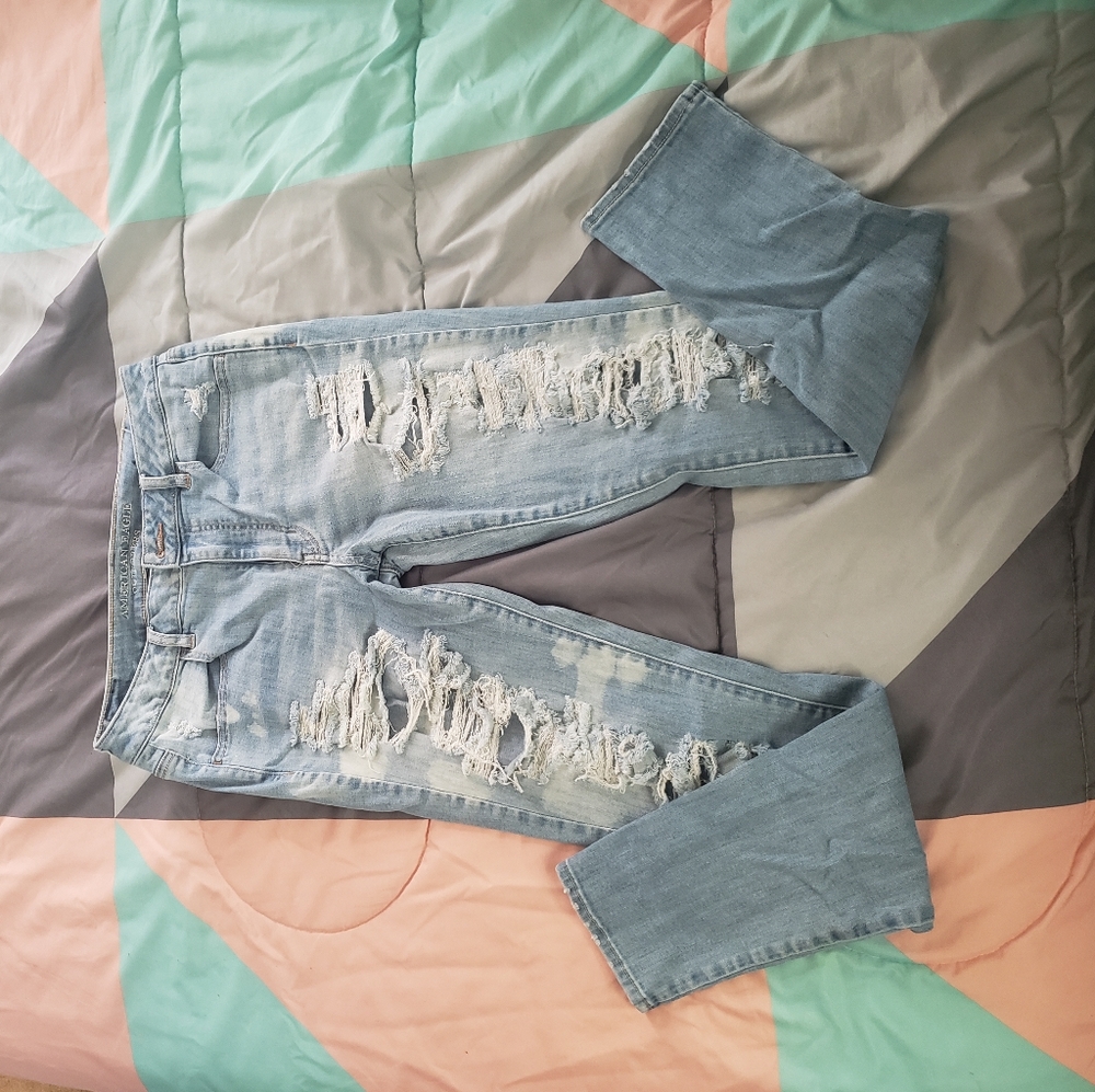 American Eagle jeans, size 12 long, high rise